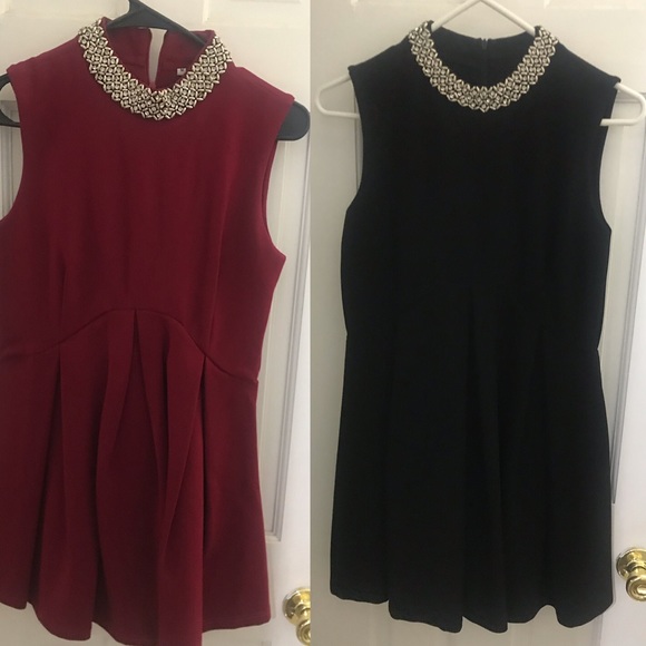 Mini Dress with pretty design collar - Picture 1 of 6